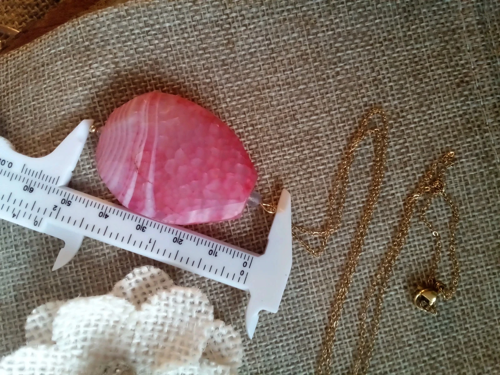 Collier en pierre d'agate – photo 3